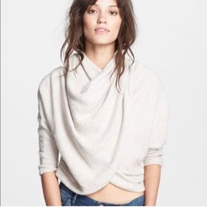 Free People Sugar Faux Wrap Sweater